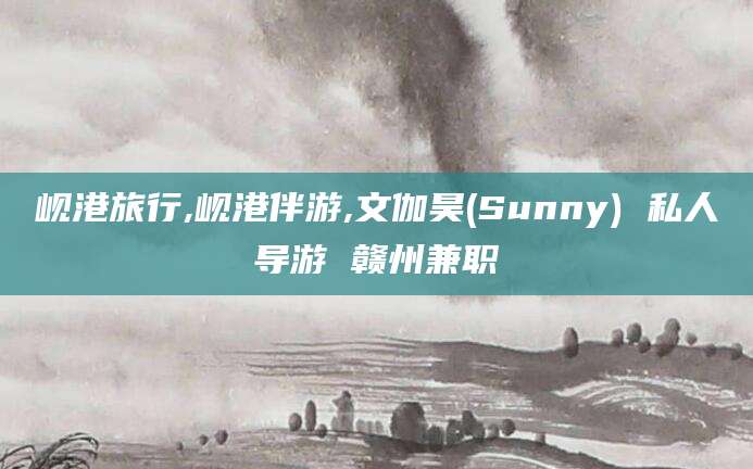 诸暨岘港旅行,岘港伴游,文伽昊(Sunny) 私人导游 赣州兼职